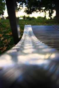 outdoor treadmill - close-up demonstration